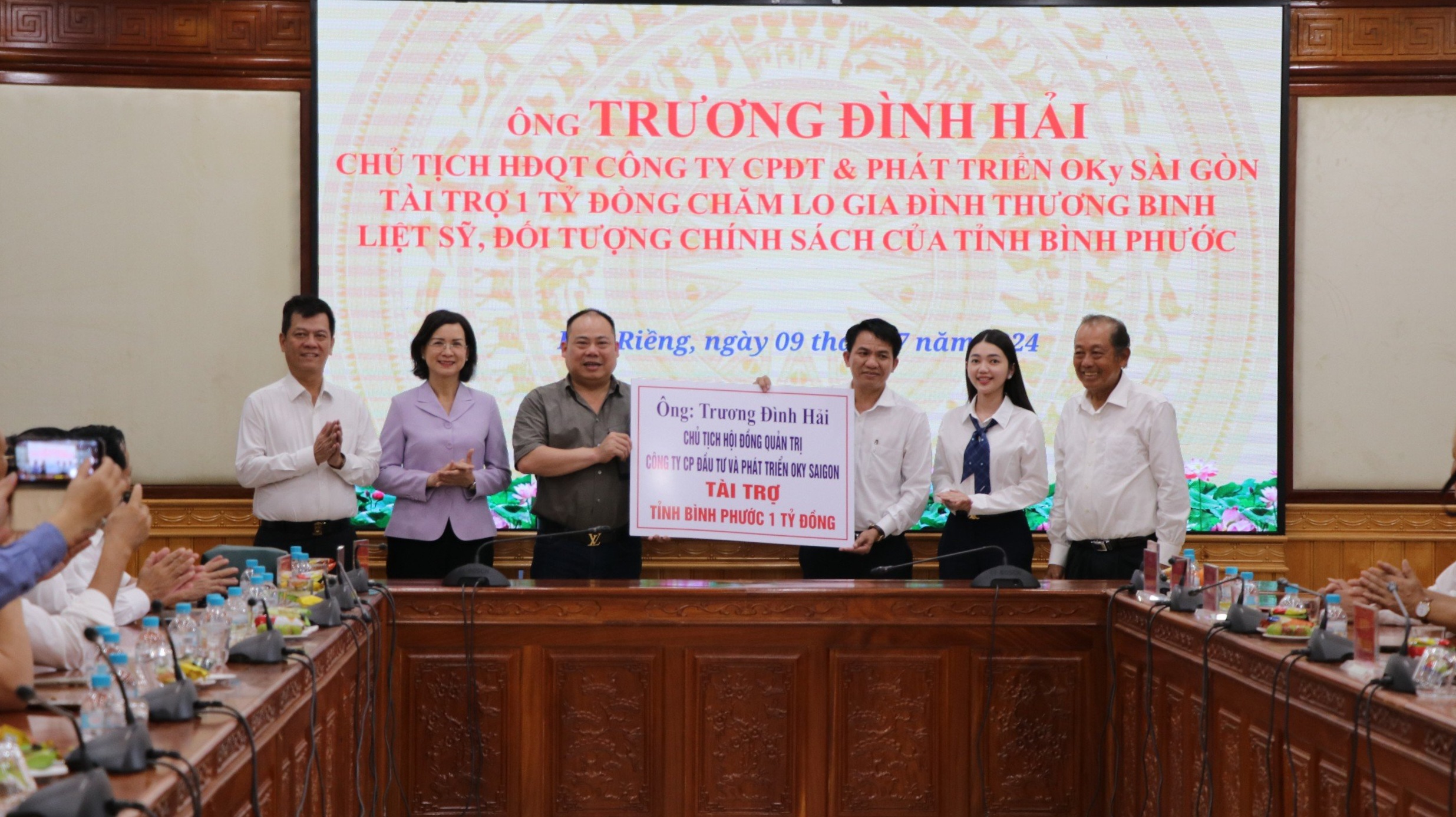 Doanh nghiệp đồng hành chăm lo cho các gia đình chính sách tỉnh Bình Phước